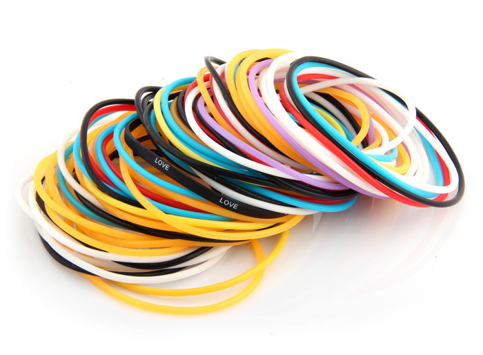 bulk rubber bracelets