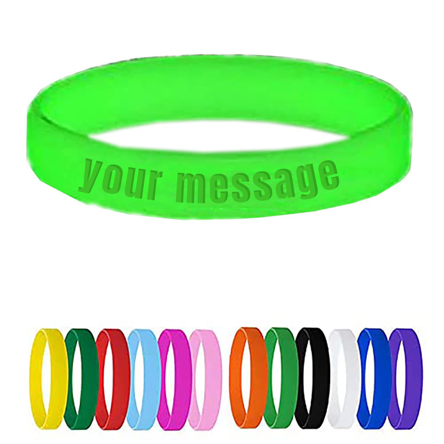 bulk rubber bracelets