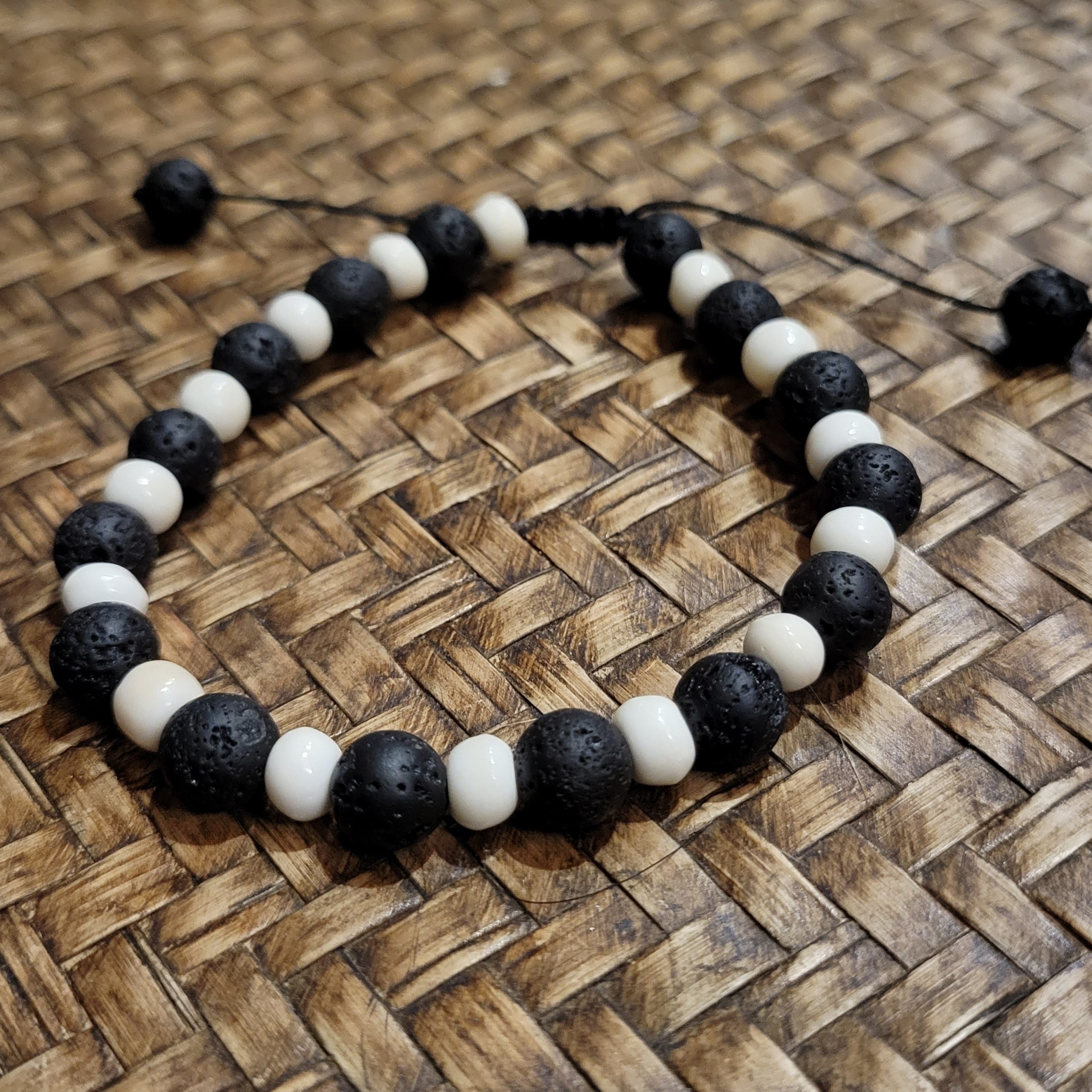 lava bead bracelet