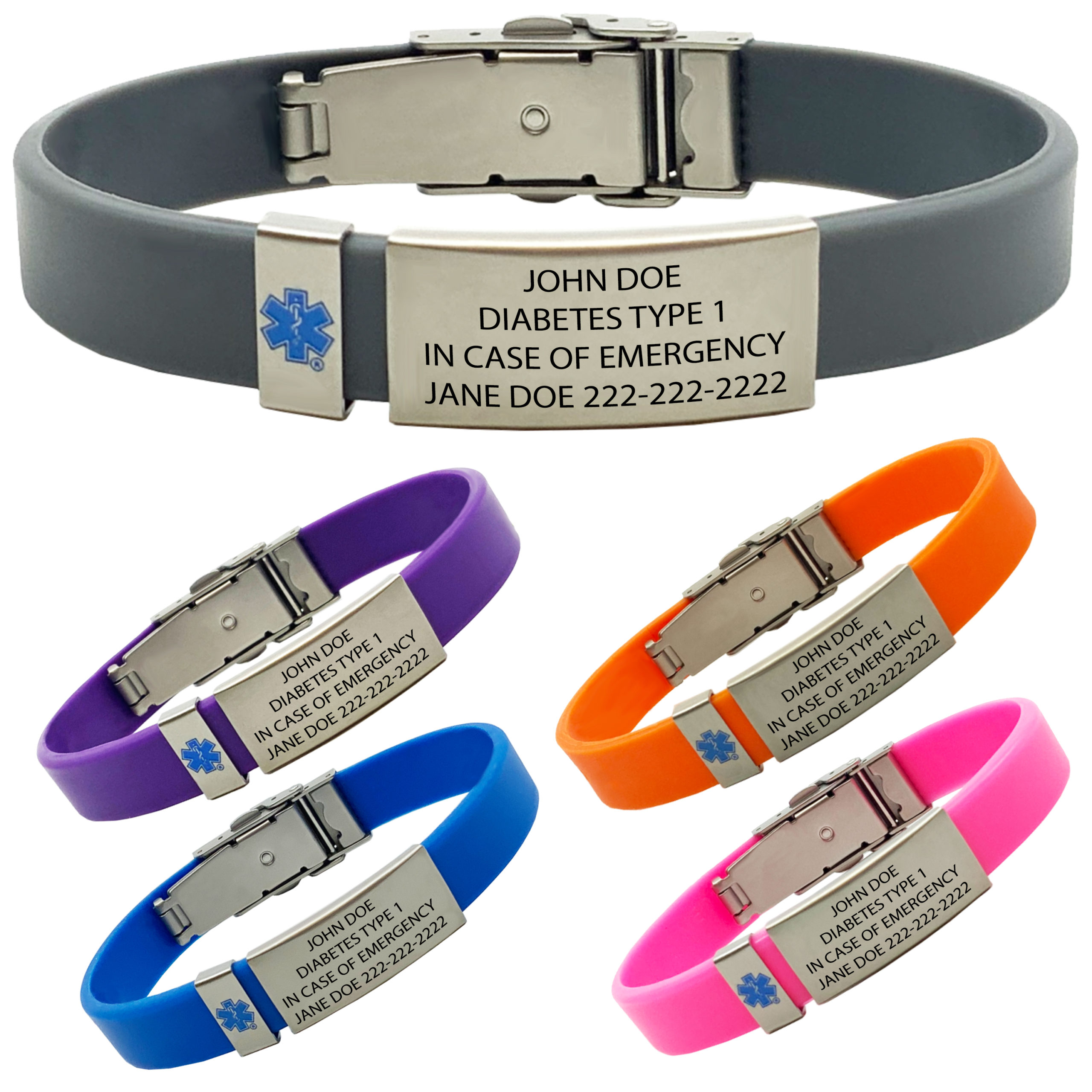 free medical id bracelets