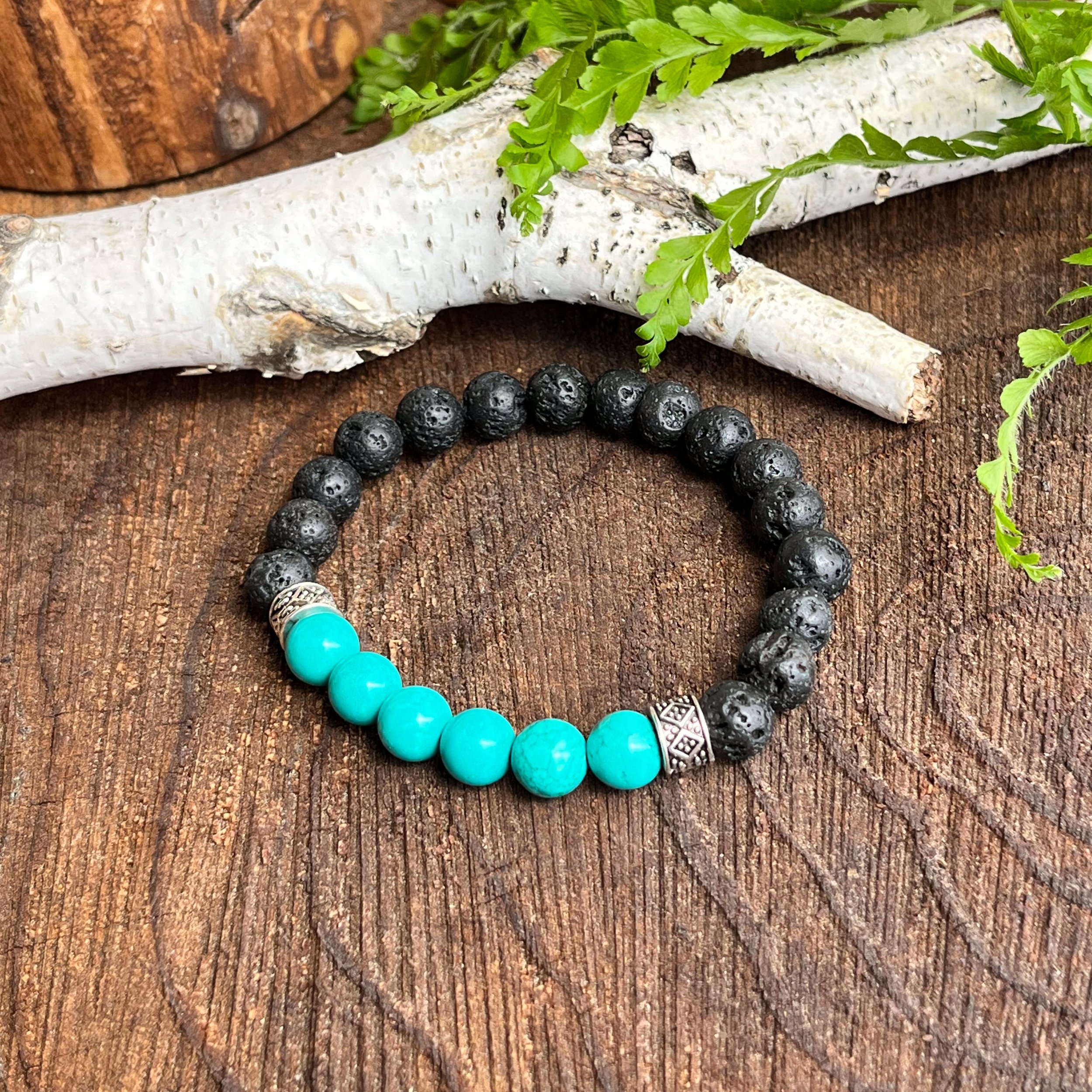 lava bead bracelet