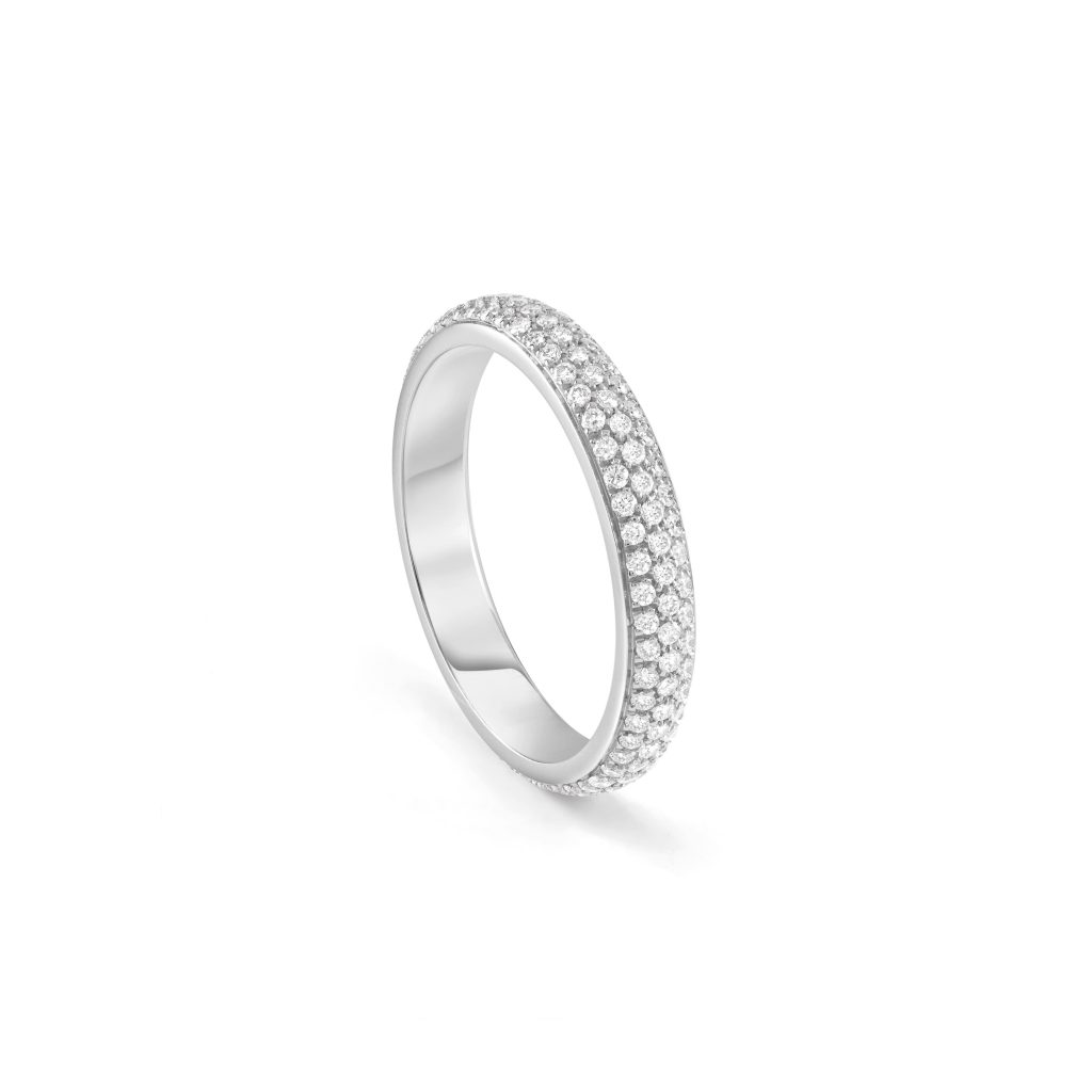 white gold diamond ring