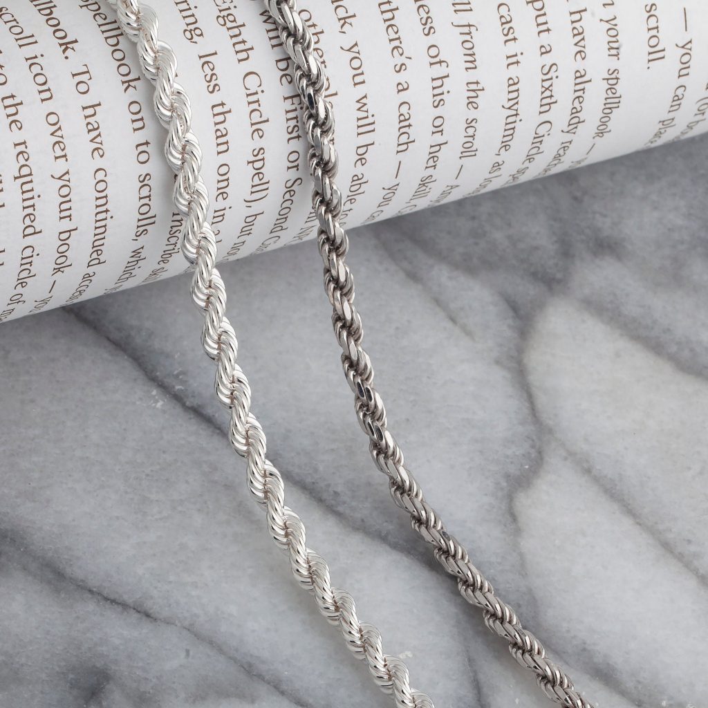 solid silver chain