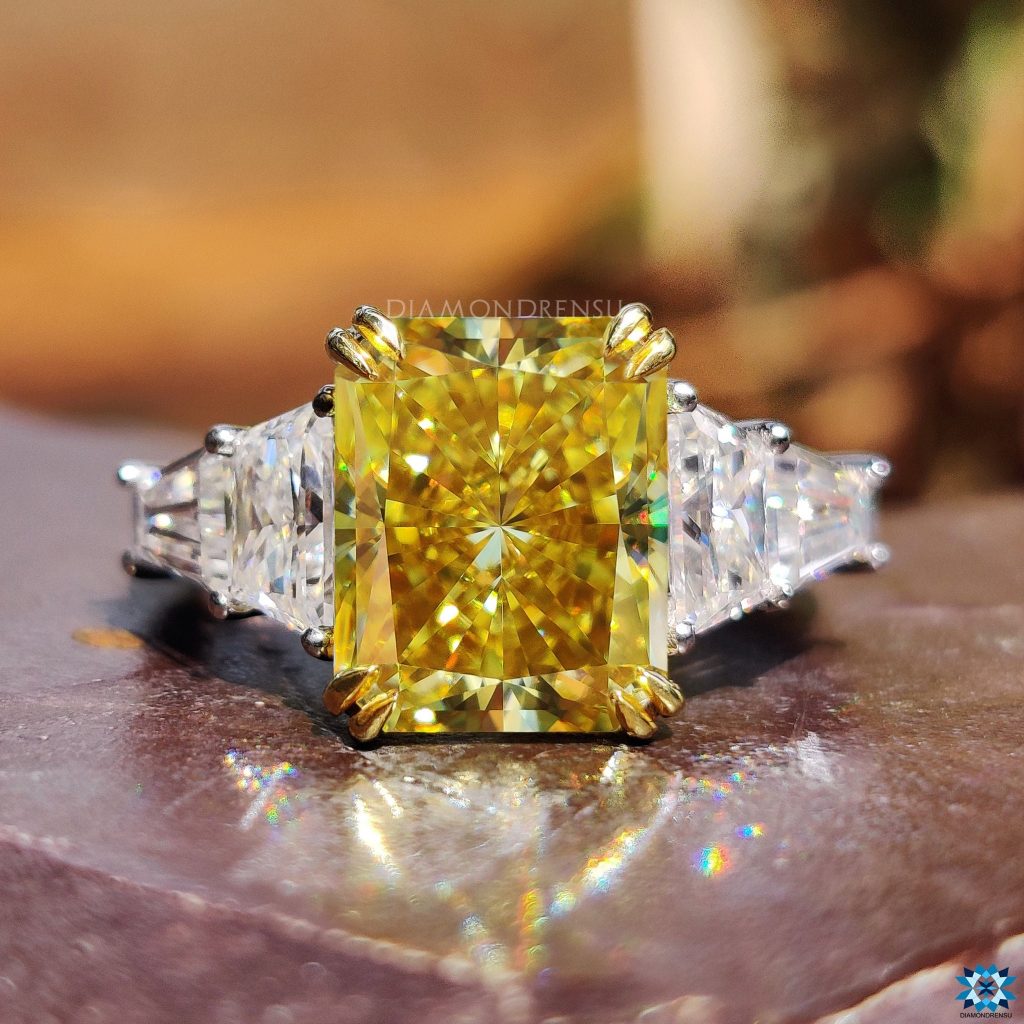 canary diamond ring