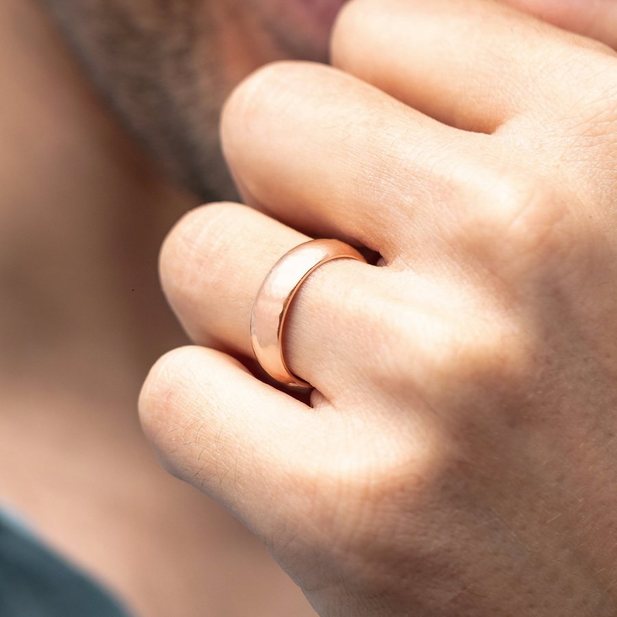 Wedding ring on right hand meaning man