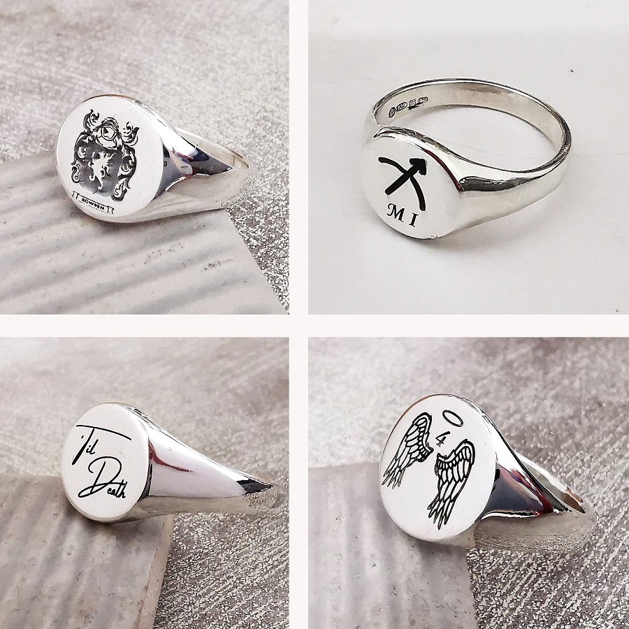 silver signet ring