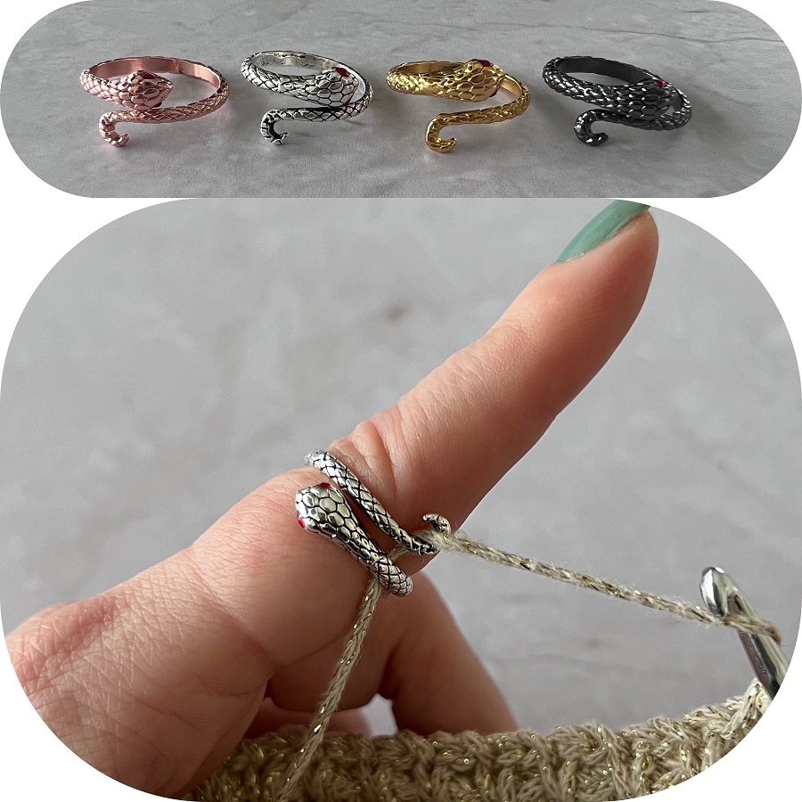 How to use crochet ring