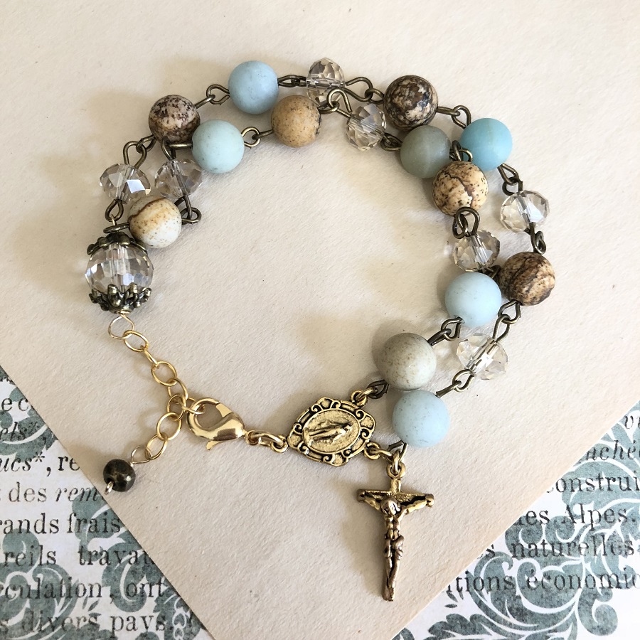 Rosary bracelet