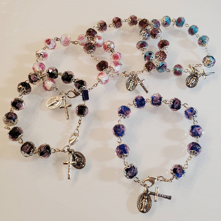 Rosary bracelet