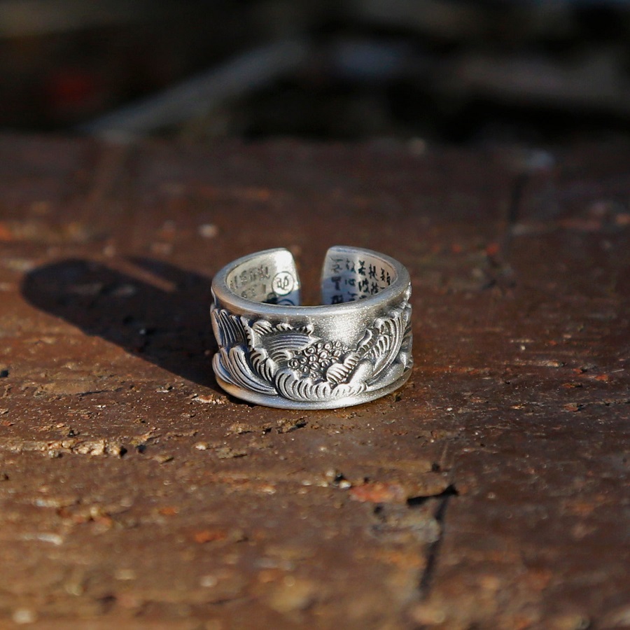 mens silver ring