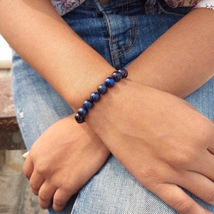 Blue bracelet