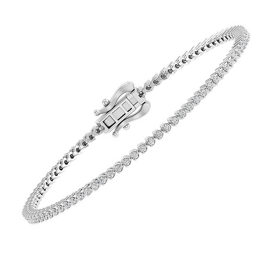 lab grown tennis bracelet