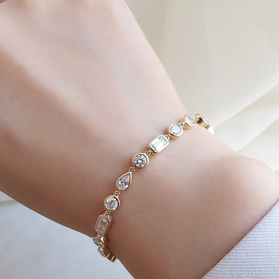 moissanite bracelet