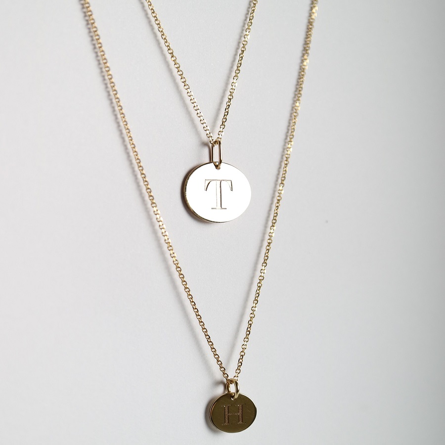 Gold Initial Necklace