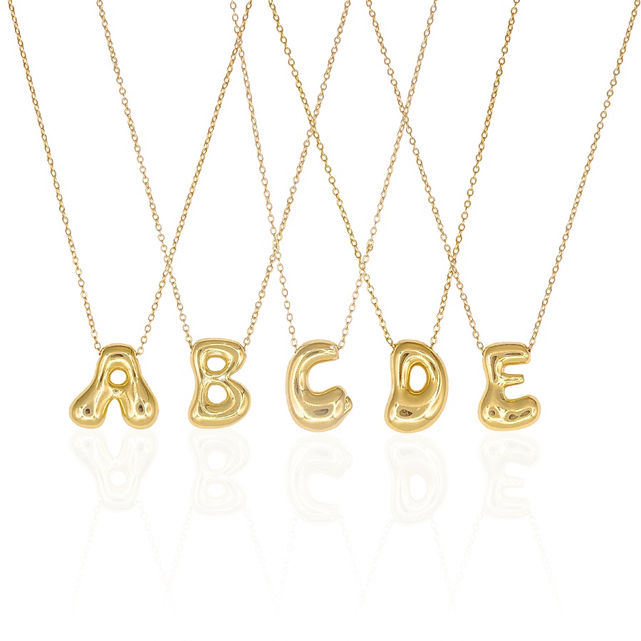 Bubble Letter Necklace