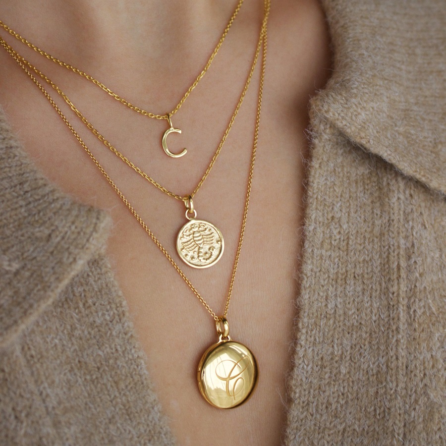 Gold Pendant Necklace