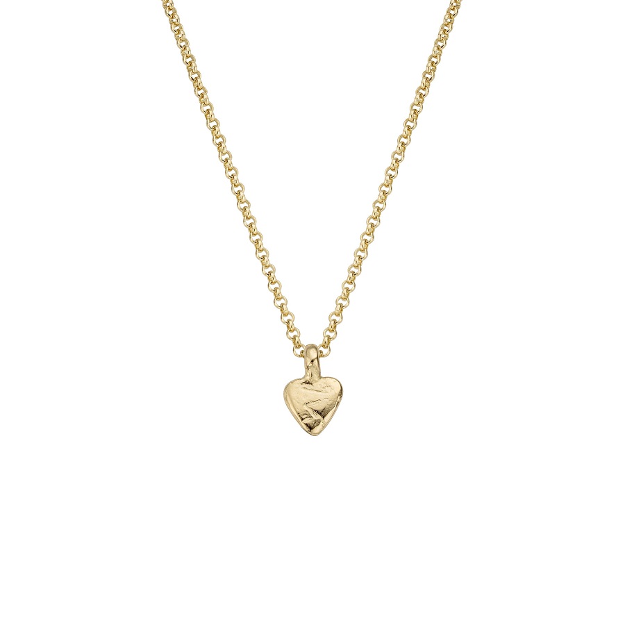 gold heart necklace